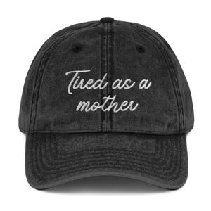 Vintage Style Cap Mama Hat for First Time Mom Cute Mama Hat for Mothers Day Gift Embroidered Hat for New Mom Mom Life Gift