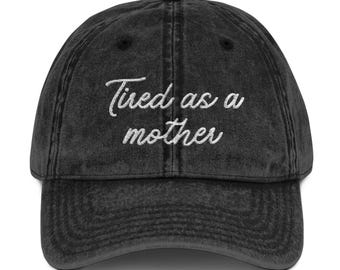 Vintage Style Cap Mama Hat for First Time Mom Cute Mama Hat for Mothers Day Gift Embroidered Hat for New Mom Mom Life Gift