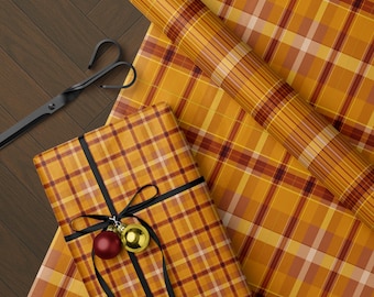 Papel de regalo a cuadros, rollo de papel de regalo a cuadros, papel de regalo para fiestas, papel de regalo navideño, papel de regalo retro, papel de regalo festivo, Navidad