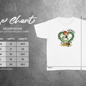 Lucky Clover Youth T-shirt, Kid's Cute Irish Shirt, Lucky Charm Youth Tee, St. Patrick's Day Youth Shirt, Unisex Children's Tee
