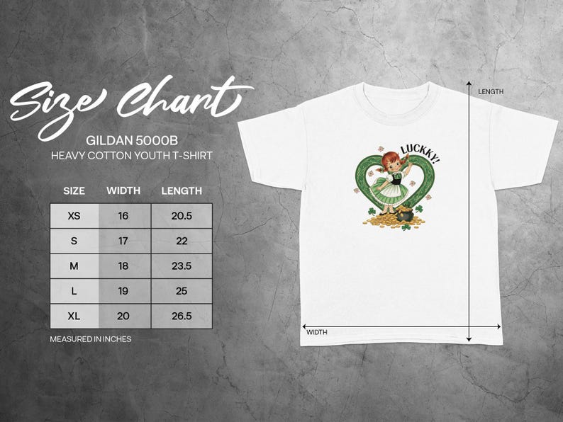 Lucky Clover Youth T-shirt, Kid's Cute Irish Shirt, Lucky Charm Youth Tee, St. Patrick's Day Youth Shirt, Unisex Children's Tee