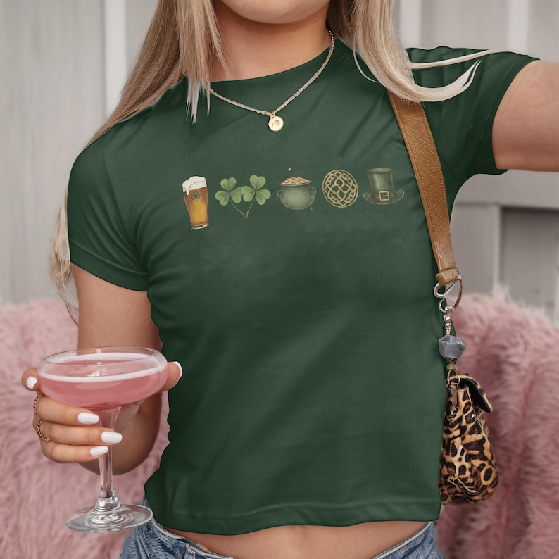 St Patricks Day Shirt, Clover and Beer Graphic Tee, Irish Pride, Shamrock, St Paddys Day Gift, Handcrafted St Patricks Apparel