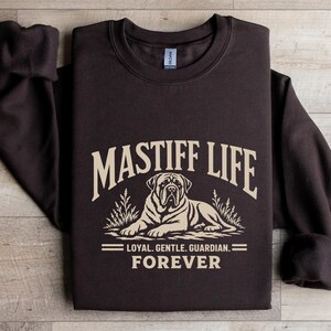 English Mastiff Dog Mastiff Lover Gift Dog Owner Apparel Gentle Giant Dog Tee Mastiff Mom Present Mastiff Dad Apparel Old English Mastiff Dark Chocolate
