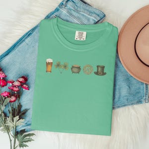St. Patrick's Day Shirt, Irish Beer Shirt, Clover Shirt, Cute Green Shirt, Shamrock Tee, Festival Outfit, Lucky Charm Shirt