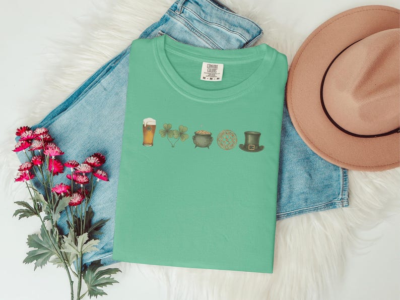 St. Patrick's Day Shirt, Irish Beer Shirt, Clover Shirt, Cute Green Shirt, Shamrock Tee, Festival Outfit, Lucky Charm Shirt