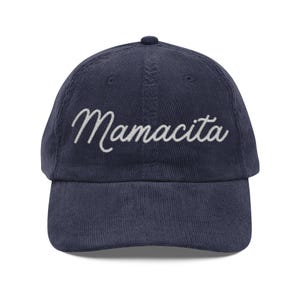 Vintage Corduroy Hat Mama Hat Cool Mom Hat Embroidered Mom Hat Mothers Day Gift Gift for New Mom Soft Corduroy Cap