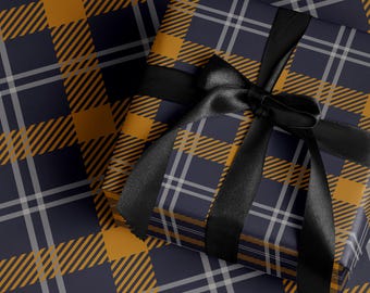 Carta da regalo scozzese, carta da regalo scozzese, carta da regalo natalizia, carta da regalo retrò per le feste, carta da regalo festiva, carta da regalo natalizia