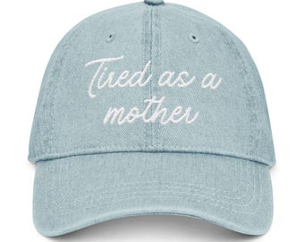Cool maman chapeau brodé maman chapeau denim chapeau maman cadeau fête des mères cadeau pour nouvelle maman maman vie chapeau été beachwear casquette