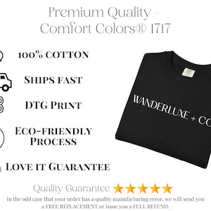 a black t - shirt with white writing on it