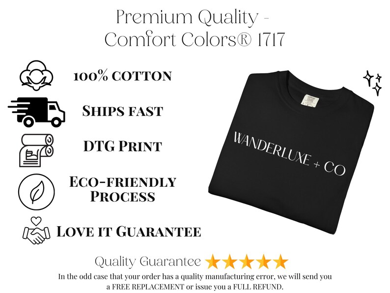 a black t - shirt with white writing on it