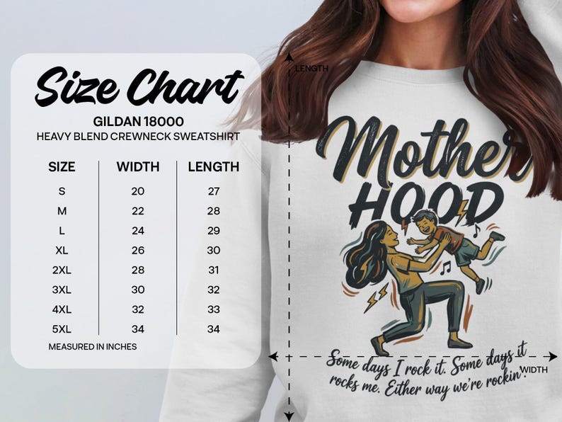 Motherhood Sweatshirt Funny Mom Life Shirt Gift for Mothers Inspirational Quote Cute Graphic Tee Casual Crewneck Top