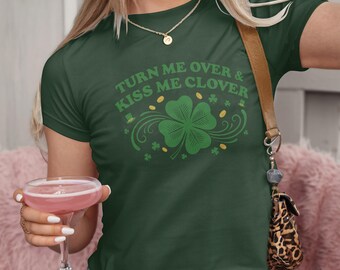 Dames St Patricks Day-baby-T-shirt, St Patricks-baby-T-shirt, St. Patrick's Day-croptop, Y2k St. Patrick's Day, schattige St. Patrick's Day-shirts