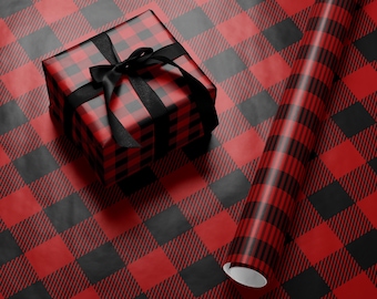 Kariertes Geschenkpapier Tartan Geschenkverpackung Rolle Urlaub Geschenkpapier Weihnachten Geschenkverpackung Weihnachten Festliche Geschenkpapierrolle