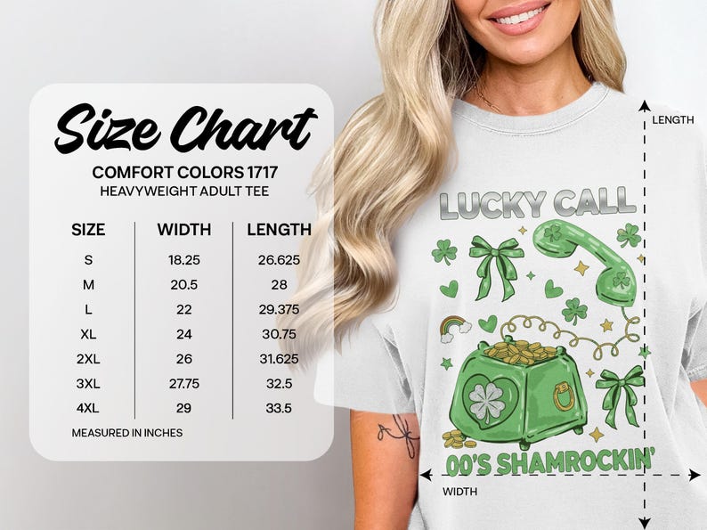 Lucky Call T-shirt, 90's Shamrockin Tee, Vintage Inspired Graphic Tee, Retro St. Patrick's Day Shirt, Cute Green Clover Shirt