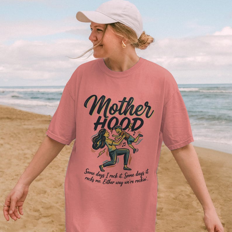 Funny Motherhood Graphic Tee for Moms, Cute Mom Life Shirt, Mother's Day Gift Idea, Comfortable Casual T-Shirt for Women