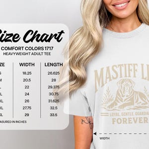 English Mastiff Dog Mastiff Lover Gift Dog Owner Apparel Gentle Giant Dog Tee Mastiff Mom Present Mastiff Dad Apparel Old English Mastiff image 8