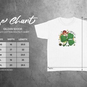 Lucky Clover Youth T-Shirt, St. Patrick's Day Graphic Tee, Kids Green Shamrock Shirt, Festive Irish Holiday Apparel