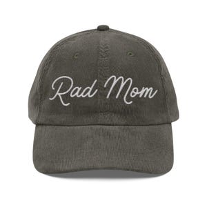 Vintage Corduroy Hat  Cap Cool Mom Hat  Mama Cap Embroidered Gifts for Mom Best Mothers Day Gift Mom Birthday Gift