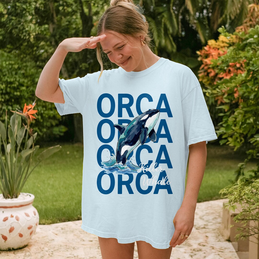 Orca Shirt Killer Whale Ocean Lover Marine Biologist Gift Save the ...