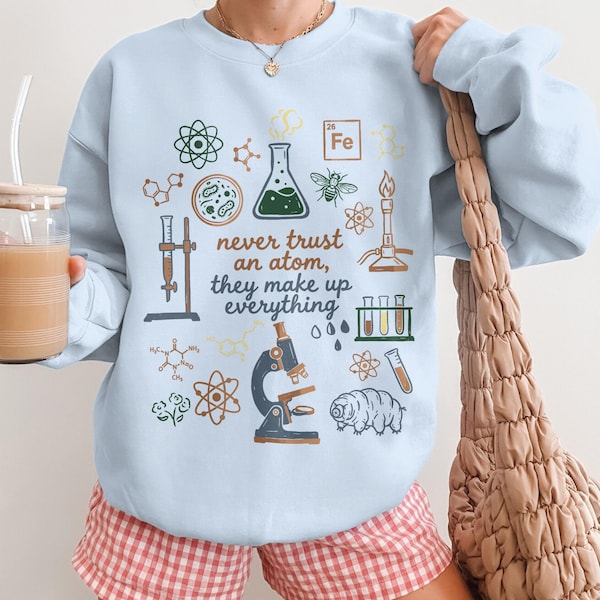 Science Humour Shirt Nerdy Science Lover T-shirt Geek Scientist Gift Funny Science Tee Chemistry Teacher STEM Teacher Gift Periodic Table