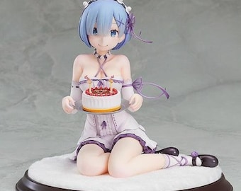 Rem 1/7 Scale Figure – Birthday Cake Ver. | Re:Zero Starting Life in Another World | Rem PC Case Model Display
