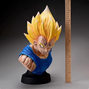 ドラゴンボールZ – 魔人ベジータ 1:1 バスト GK スタチュー 35 cm | 超サイヤ人レジンモデル | 等身大コレクタブルディスプレイ