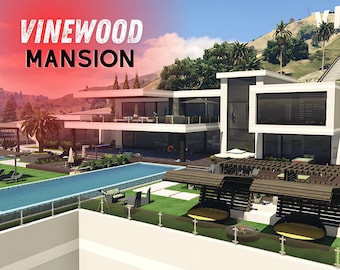 Vinewood Hills Mansion Fivem MLO | Fivem Script MLO | Custom Interior | High Quality Design | Fivem Ready Optimized MLO