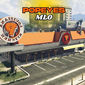 Fivem Business MLO | Fivem Popeyes MLO | Fivem Restaurant | Fivem Shop Mlo | High Quality Design | Fivem Ready | Optimized MLO