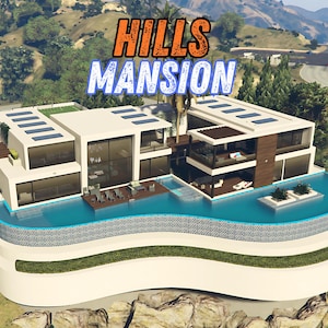 Hills Mansion Fivem MLO | Fivem Hills House Mansion | Fivem House MLO | Custom Interior | High Quality Design | Fivem Ready |  Optimized MLO