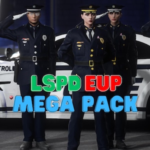 Pacchetto di abbigliamento Fivem / Abbigliamento Fivem / Mega Pack LSPD EUP / Pacchetto di abbigliamento della polizia Fivem / Abbigliamento del dipartimento di polizia Fivem / Fivem Ready