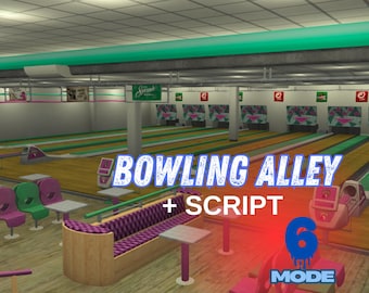 Bowling Alley Fivem MLO | Fivem Script MLO | Custom Interior | High Quality Design | Fivem Ready Optimized MLO