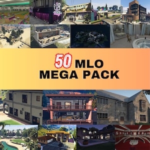 50 MLO Fivem Pack | Fivem MLO Pack | Mega Fivem Pack | High Quality Design | Fivem Ready Optimized MLO