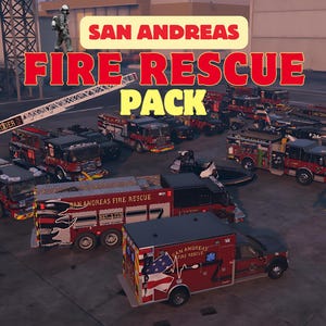 Fivem San Andreas feuerwehr rettungspaket | Fivem Feuerwehrauto Pack | Fivem Car Pack | Optimiert | Fivem Bereit | Hohe Qualität