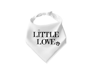 Little Love Dog Bandana: Minimalist Pet Photoshoot Prop