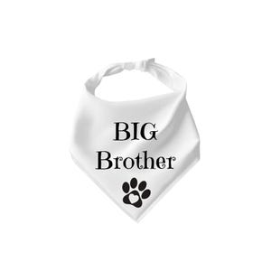 Big Brother Dog Bandana Pregnancy announcement, Pregnant tie on bandana Baby Announcement pregnancy photo prop dog big brother mothers day