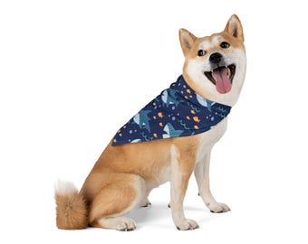Shark Pet Bandana: Ocean Adventure Dog Accessory