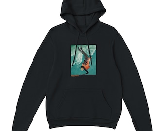 Cloud Dive Unisex Hoodie – Whimsical Surreal Fantasy Sweatshirt by Ressaro