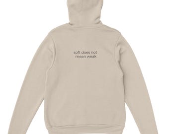 Softness & Strength Unisex Heavyweight Hoodie | Mental Health