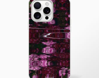 Pink Floral iPhone Case • Whimsical Botanical Scanography Art Cover