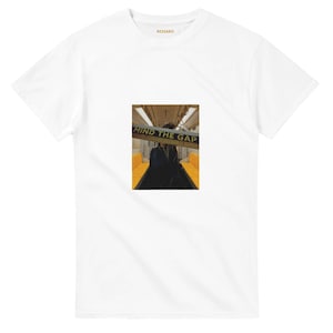 Mind the Gap T-Shirt - Grunge Streetwear Style - Train Inspired Collage Tee image 1