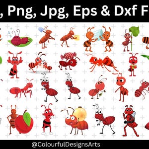 Ants Svg Bundle, Ants Cut Files, Insects Svg, Trending Printable Files, Ants Silhouette, Ant Png Files, Ant Clipart, Svg Digital Files