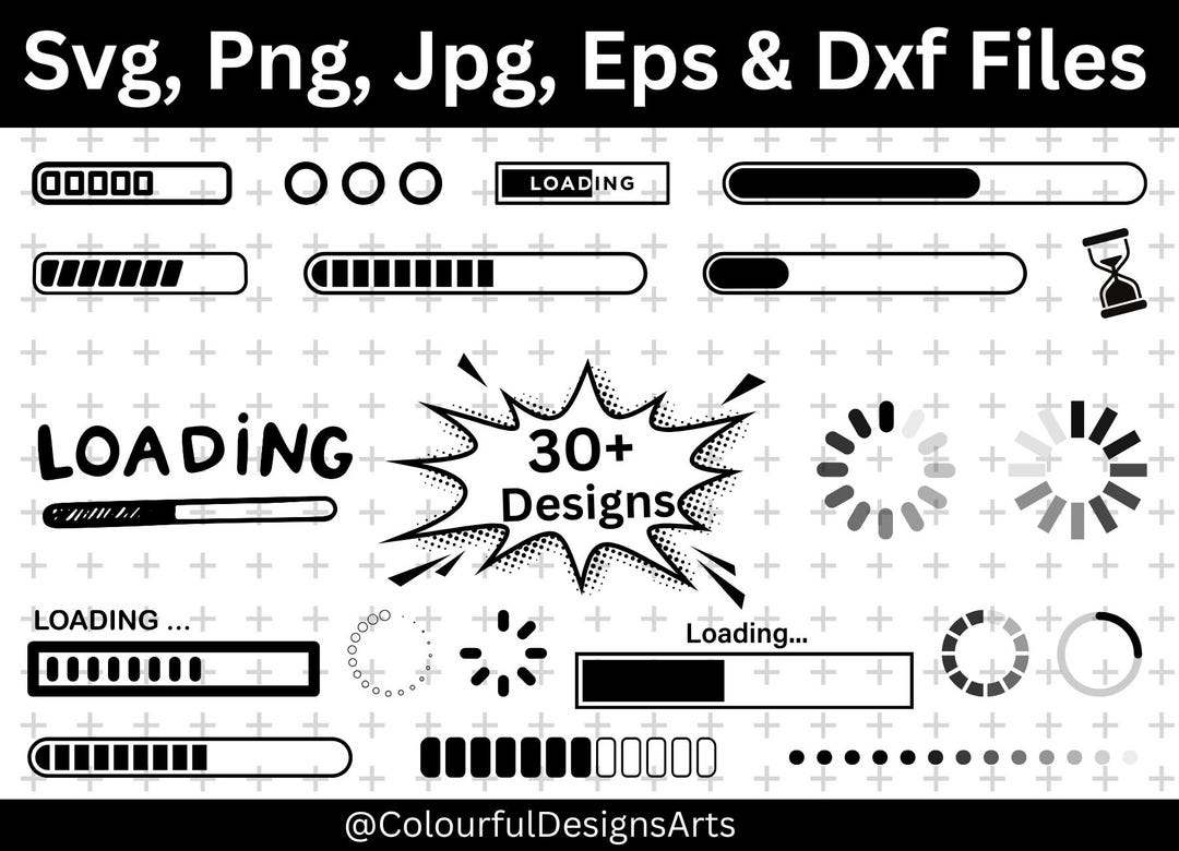 Loading Bar Svg Bundle, Loading Bar Png Bundle, Loading Icon Svg ...