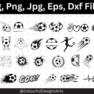 Soccer Ball Svg Bundle, Soccer Ball Clip Art, Split Monogram Svg, Soccerball Cut Files, Split Soccer Ball Svg, Editable Soccer Ball Svg