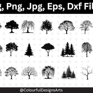 Tree Svg Bundle, Life of Tree Svg, Tree Life Svg, Tree Sillhouette, Tree Cut Files for Cricut, Forest Svg Files, Tree Clipart, Tree Vector