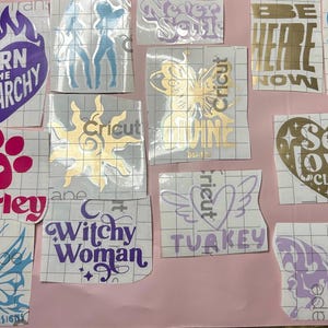Assorted Custom Sticker Pack | 15 Permanent Vinyl Stickers | Handmade & One-of-a-Kind