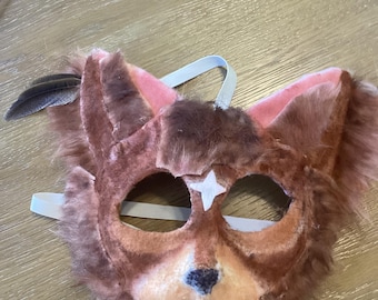 Brown Cat Therian Mask