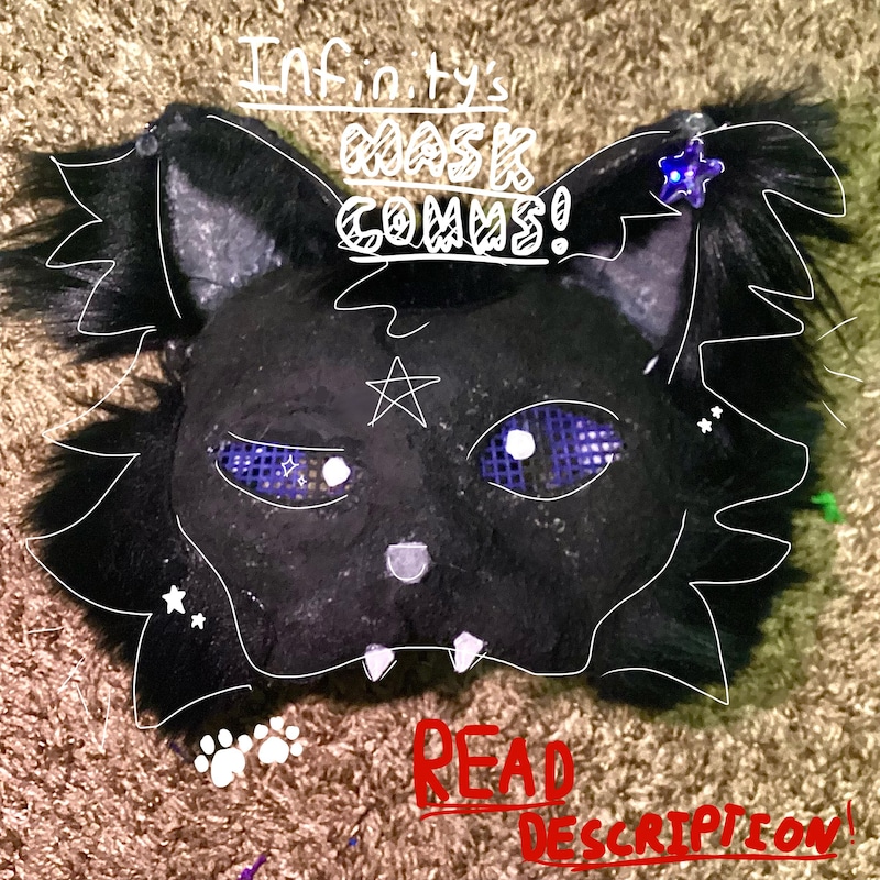 Therian Mask Alien Cat - Etsy