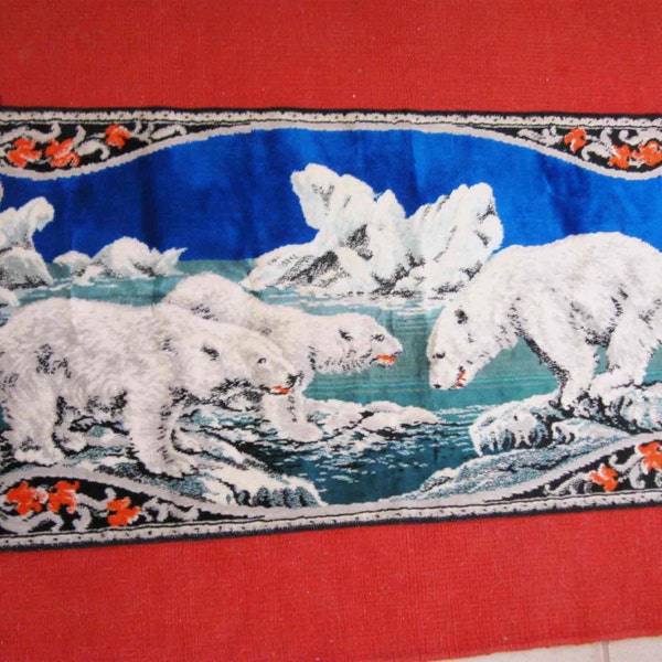 Polar bear tapestry