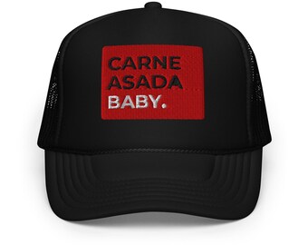 CARNE ASADA Trucker Hat: Mexican Father’s Day Gift
