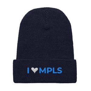 I LOVE MINNEAPOLIS Hat:  Minnesota Embroidered Beanie Gift